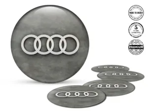 Audi Adesivi Cupola Stile Etichette Cerchio Alta Qualità